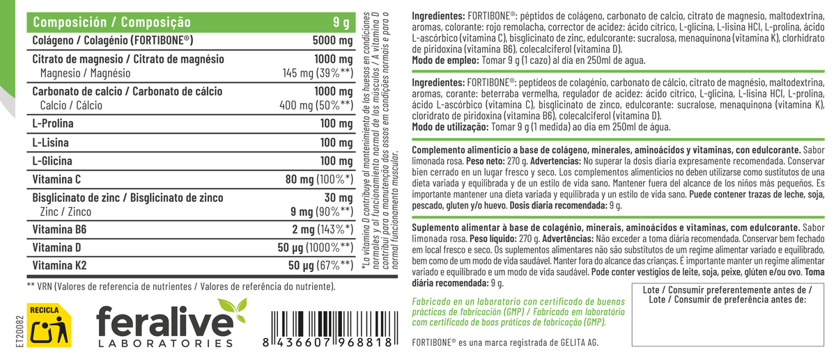 Colabone 270 g – Feralive (imagen 2)
