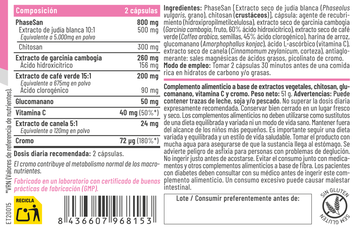 Block8 60 cápsulas – Feralive (imagen 2)