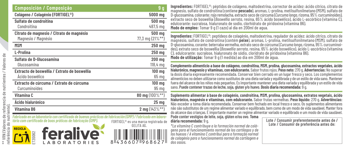 Colartic 270 g – Feralive (imagen 2)