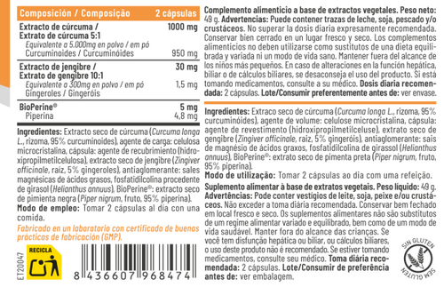 Curcu+ 60 Cápsulas – Feralive (imagen 2)