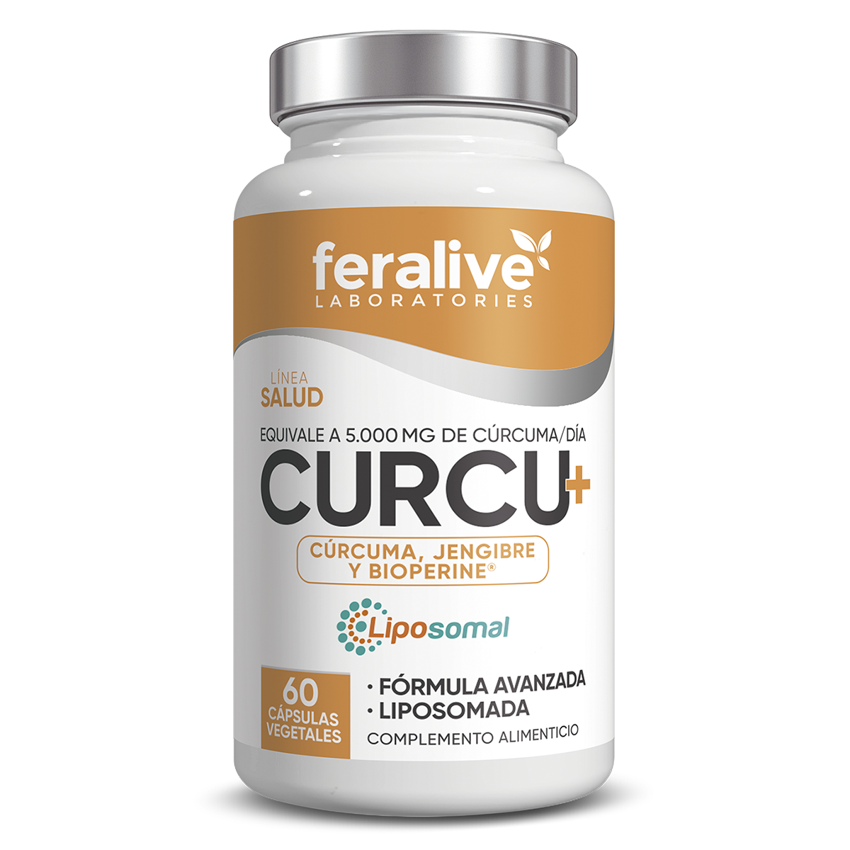 Curcu+ 60 Cápsulas – Feralive