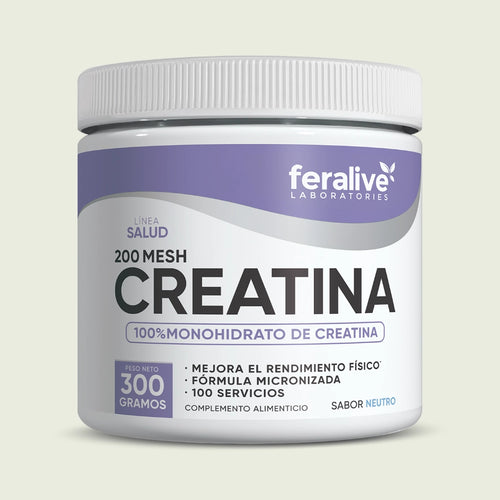 Creatina Monohidrato 200 Mesh 300 g – Feralive