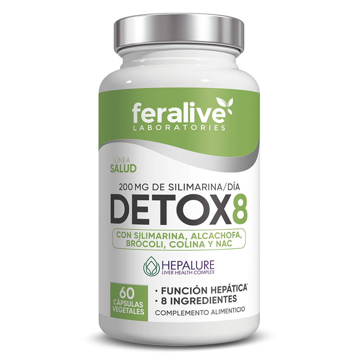 Detox8 60 Cápsulas – Feralive