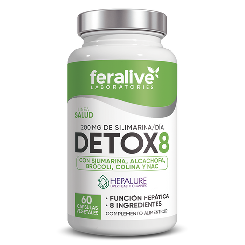 Detox8 60 Cápsulas – Feralive