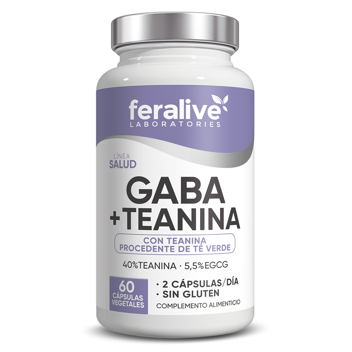 GABA + Teanina 60 Cápsulas – Feralive