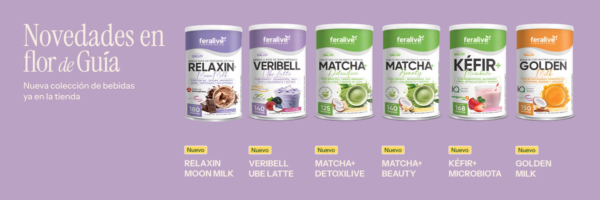 Novedades en Flor de Guía: nueva colección de bebidas funcionales Feralive
