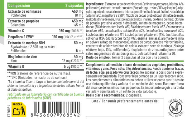 Inmuno Flora Equinácea y Probióticos – Feralive (imagen 2)