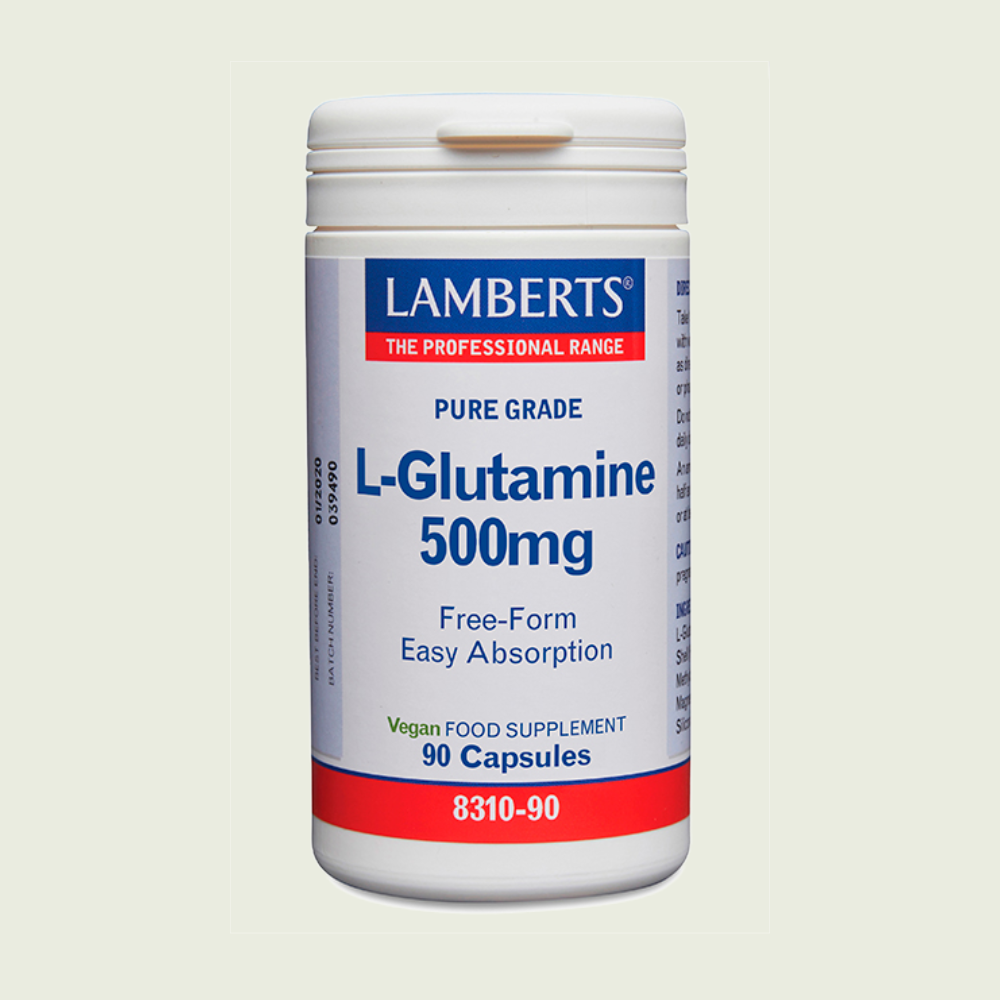 L-Glutamina 500 mg 90 cápsulas – Lamberts
