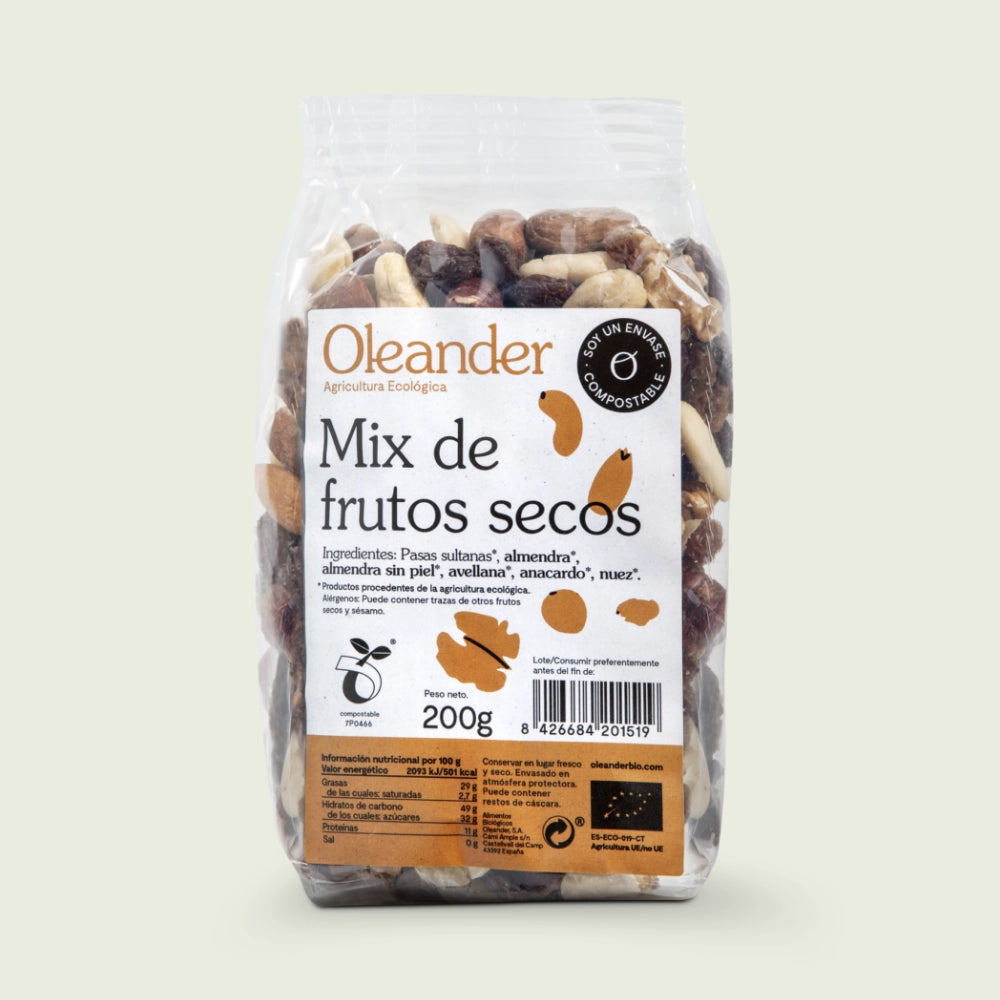 Mix de Frutos Secos 200 g – Oleander
