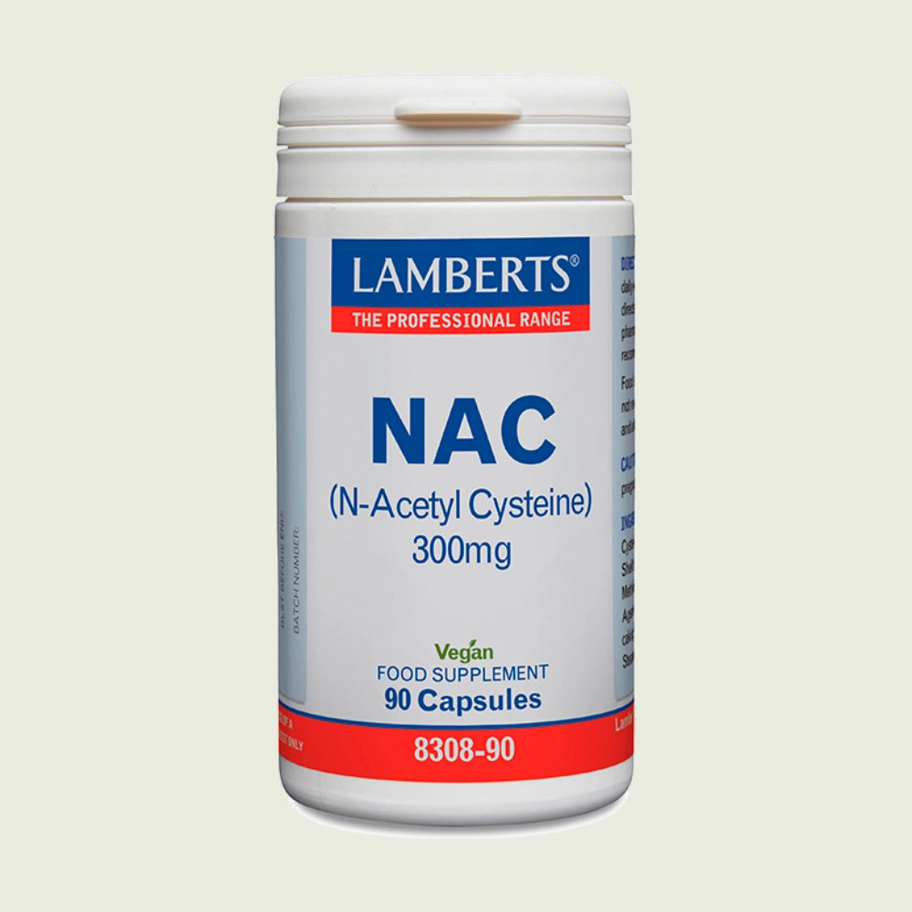 NAC N-Acetil Cisteína 300 mg 90 cápsulas – Lamberts