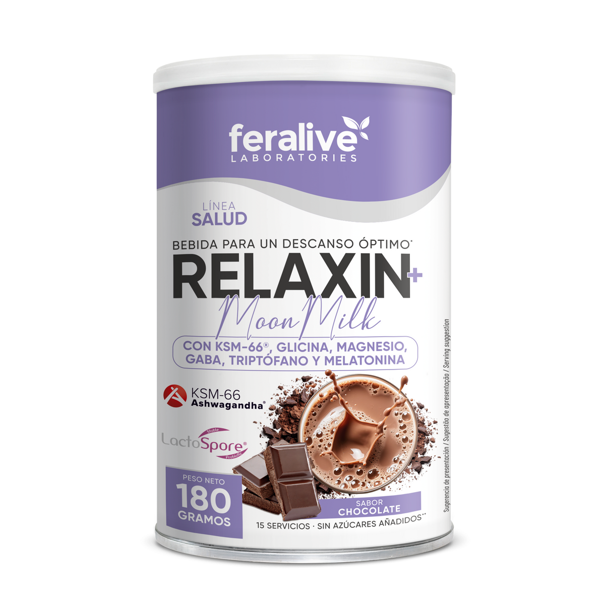 Relaxin Moon Milk Cacao con Melatonina – Feralive