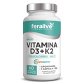 Vitamina D3 + K2 (MK-7) 60 cápsulas – Feralive