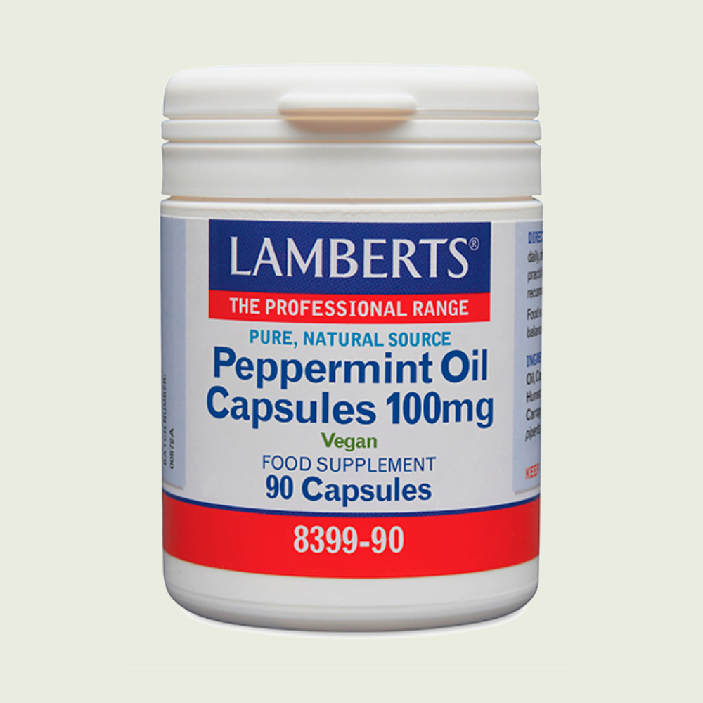 Aceite de Menta 100 mg 90 cápsulas – Lamberts