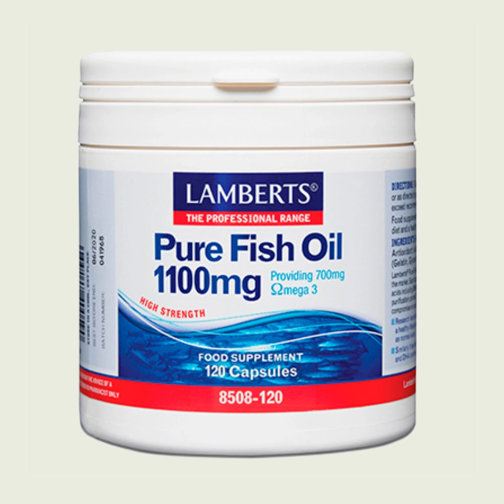 Aceite de Pescado Puro 1100 mg 120 cápsulas – Lamberts