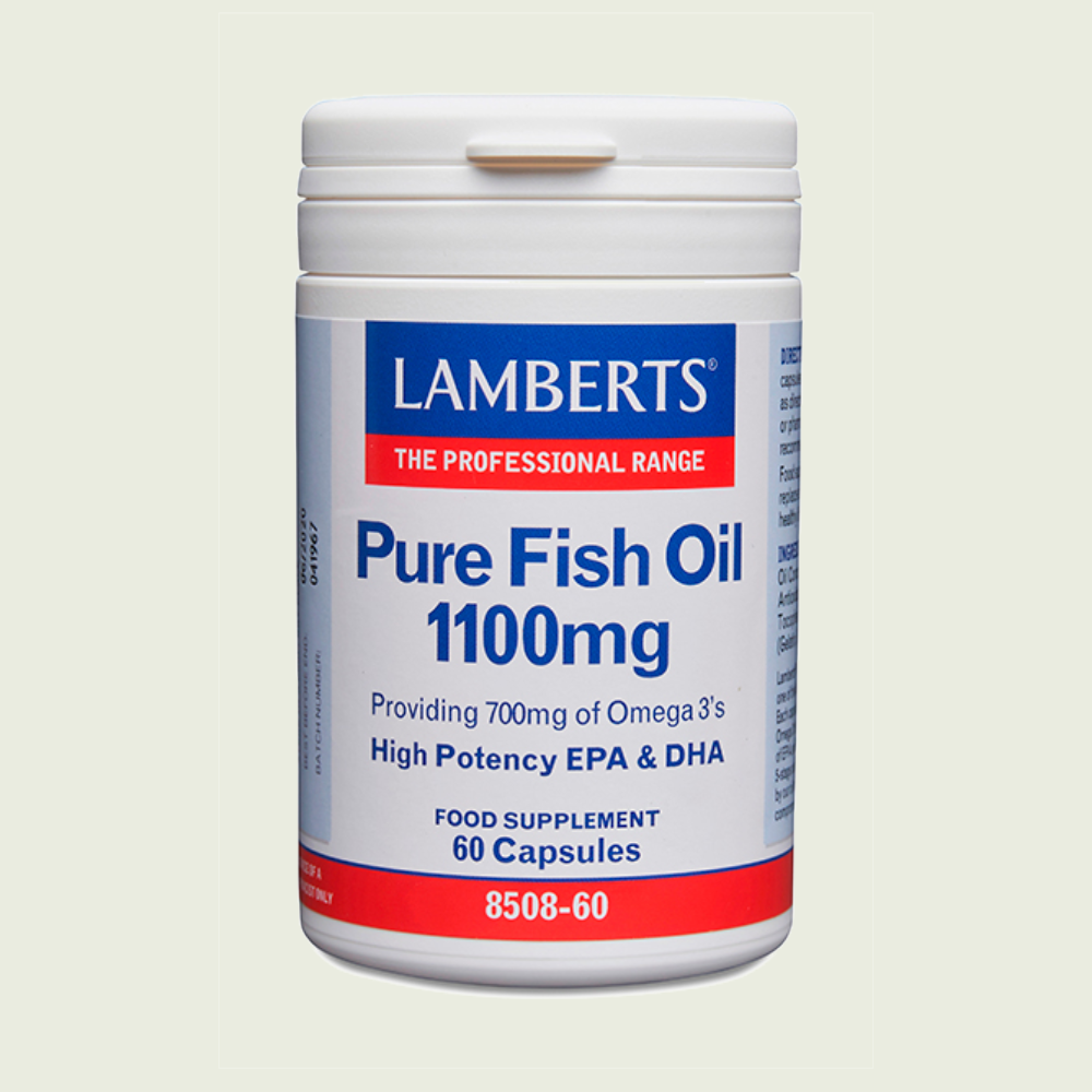 Aceite de Pescado Puro 1100 mg 60 cápsulas – Lamberts