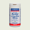 Acetil L-Carnitina 500 mg 60 cápsulas – Lamberts