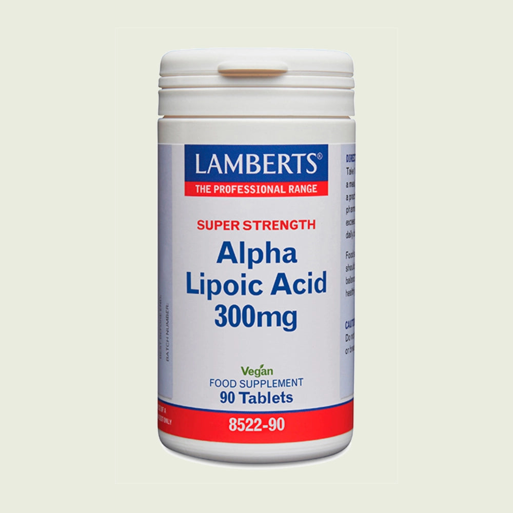 Ácido Alfa Lipoico 300 mg 90 tabletas – Lamberts