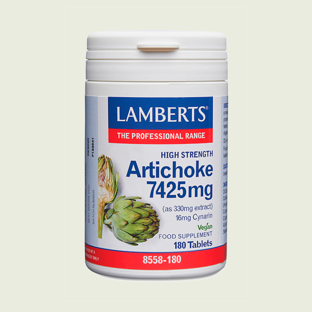 Alcachofa 7425 mg 180 tabletas – Lamberts
