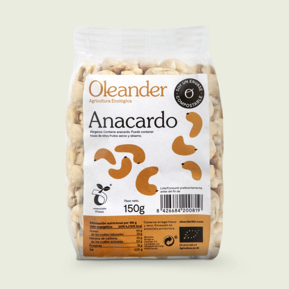 Anacardo Crudo 150 g – Oleander