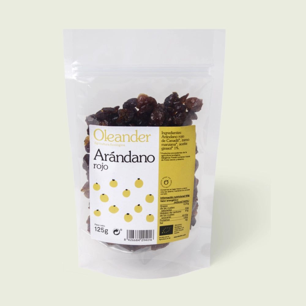 Arándano Rojo Deshidratado 125 g – Oleander