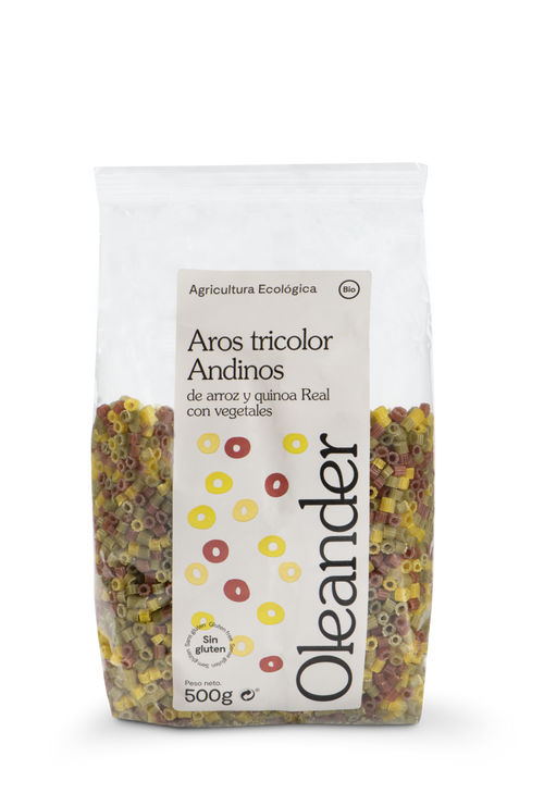 Aros Tricolor Bio Pasta sin Gluten – Oleander