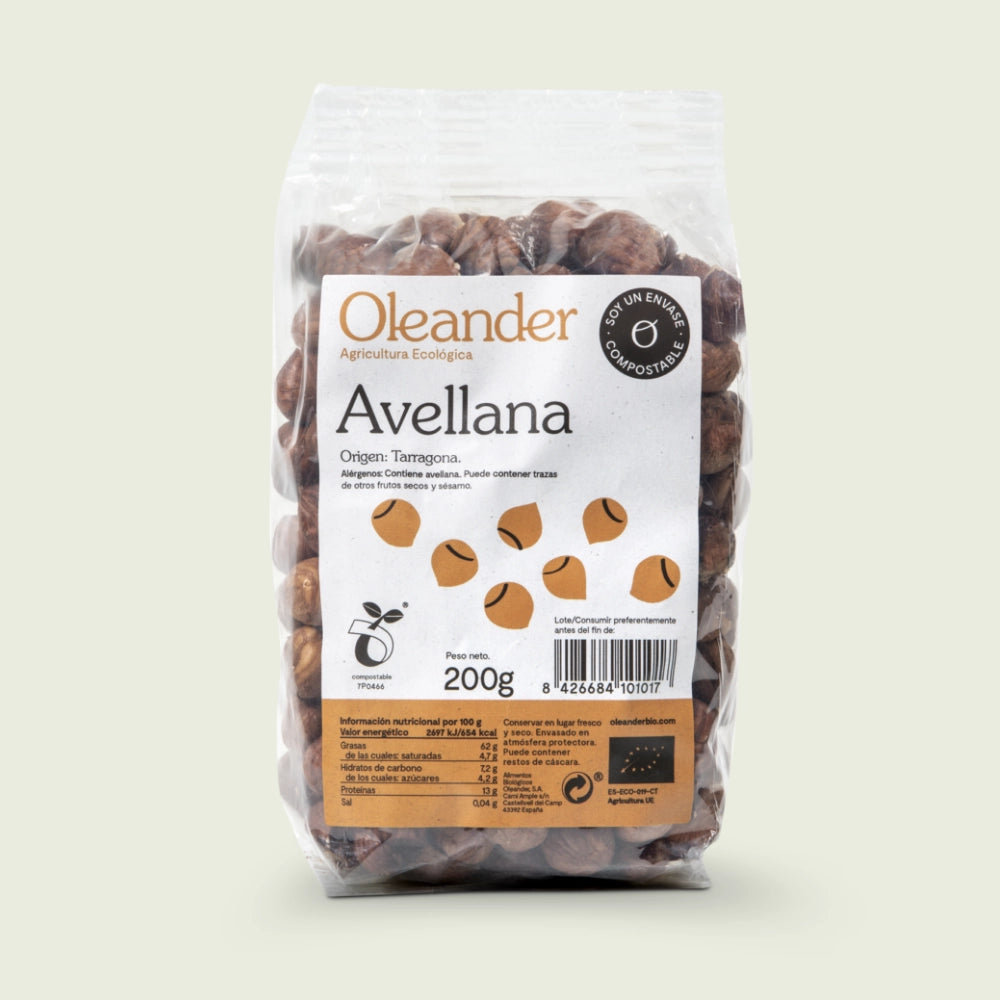 Avellana Piel Cruda 200 g – Oleander