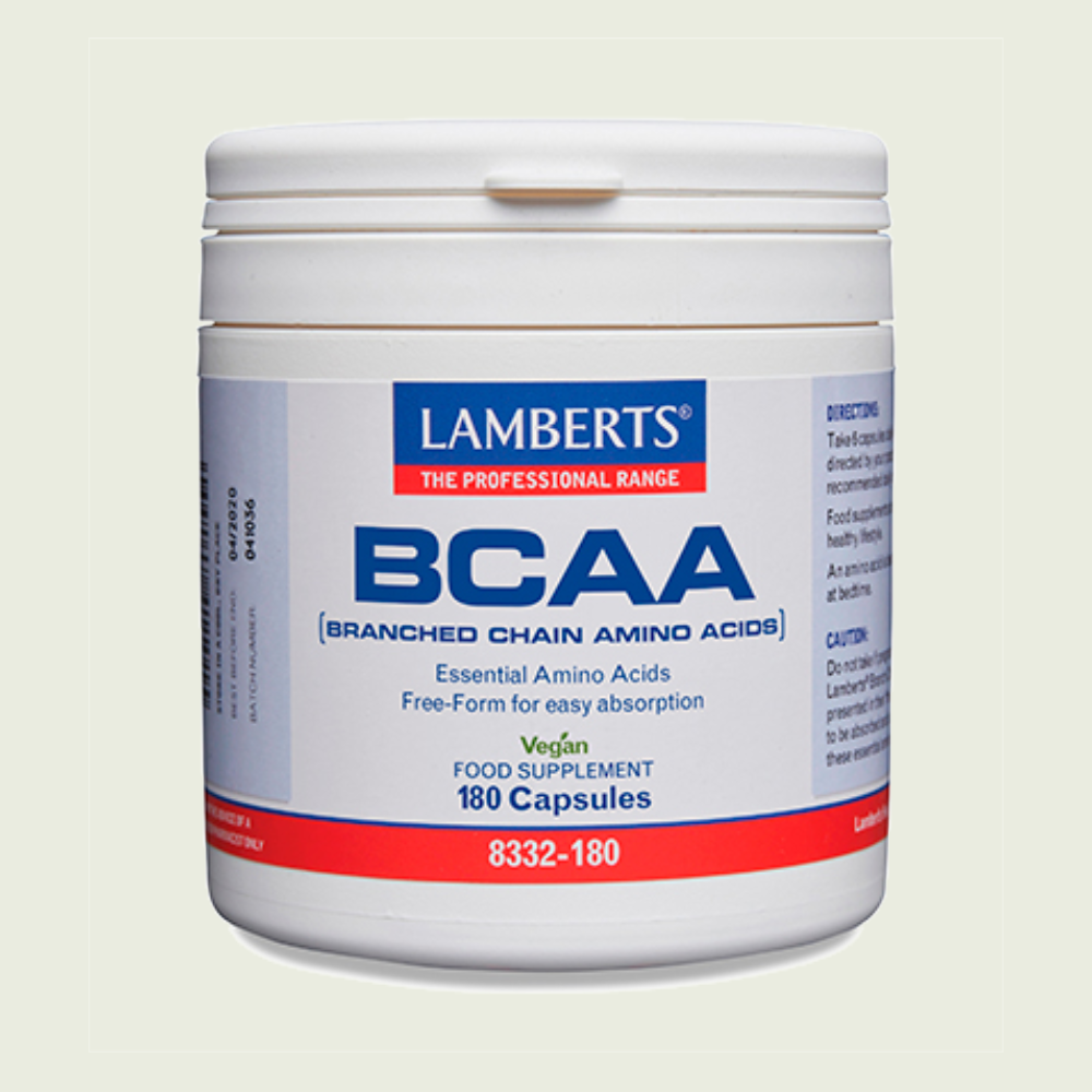 BCAA 180 cápsulas – Lamberts