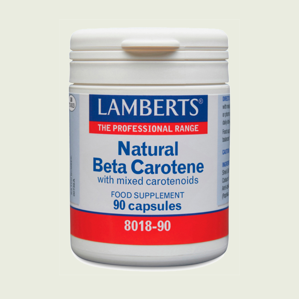 Betacaroteno Natural 90 cápsulas – Lamberts