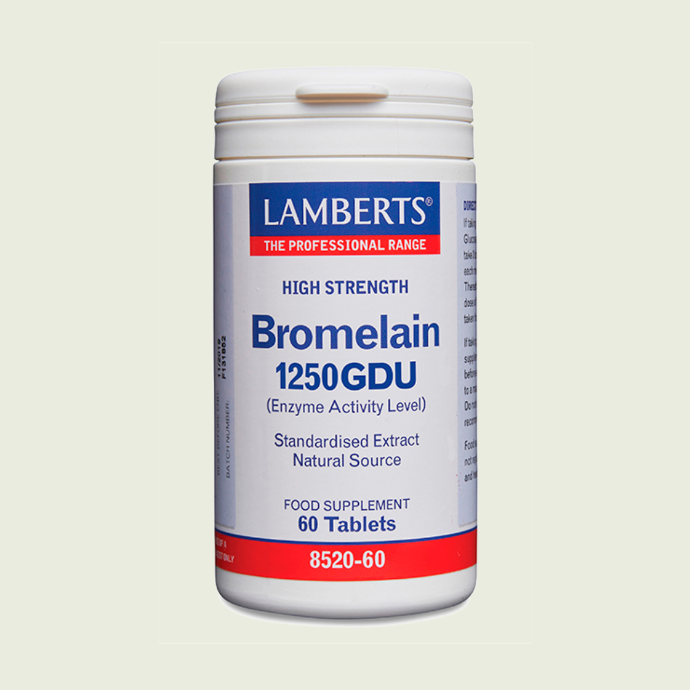Bromelina 1250 GDU 60 tabletas – Lamberts