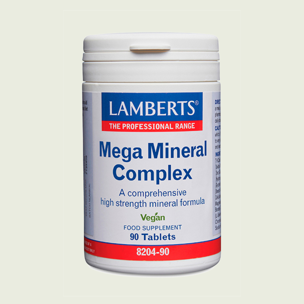 Complejo Mega Mineral 90 tabletas – Lamberts