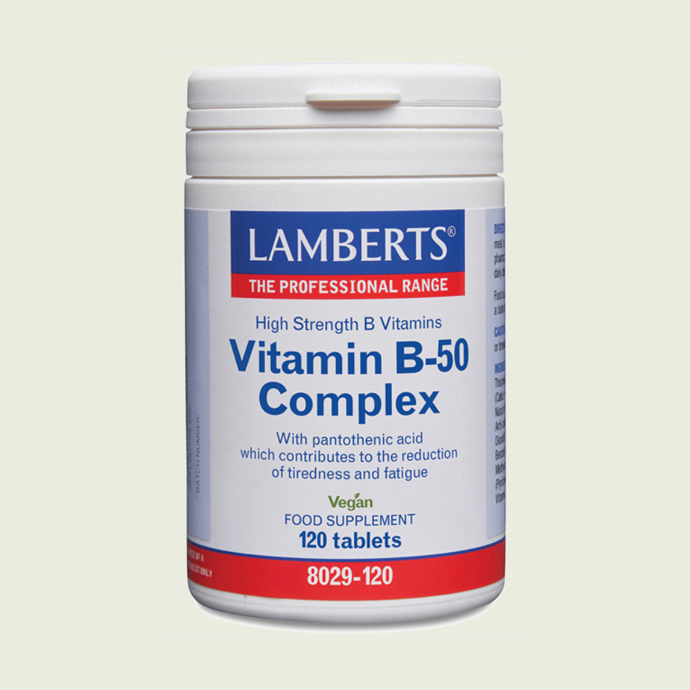 Complejo Vitaminas B-50 120 tabletas – Lamberts