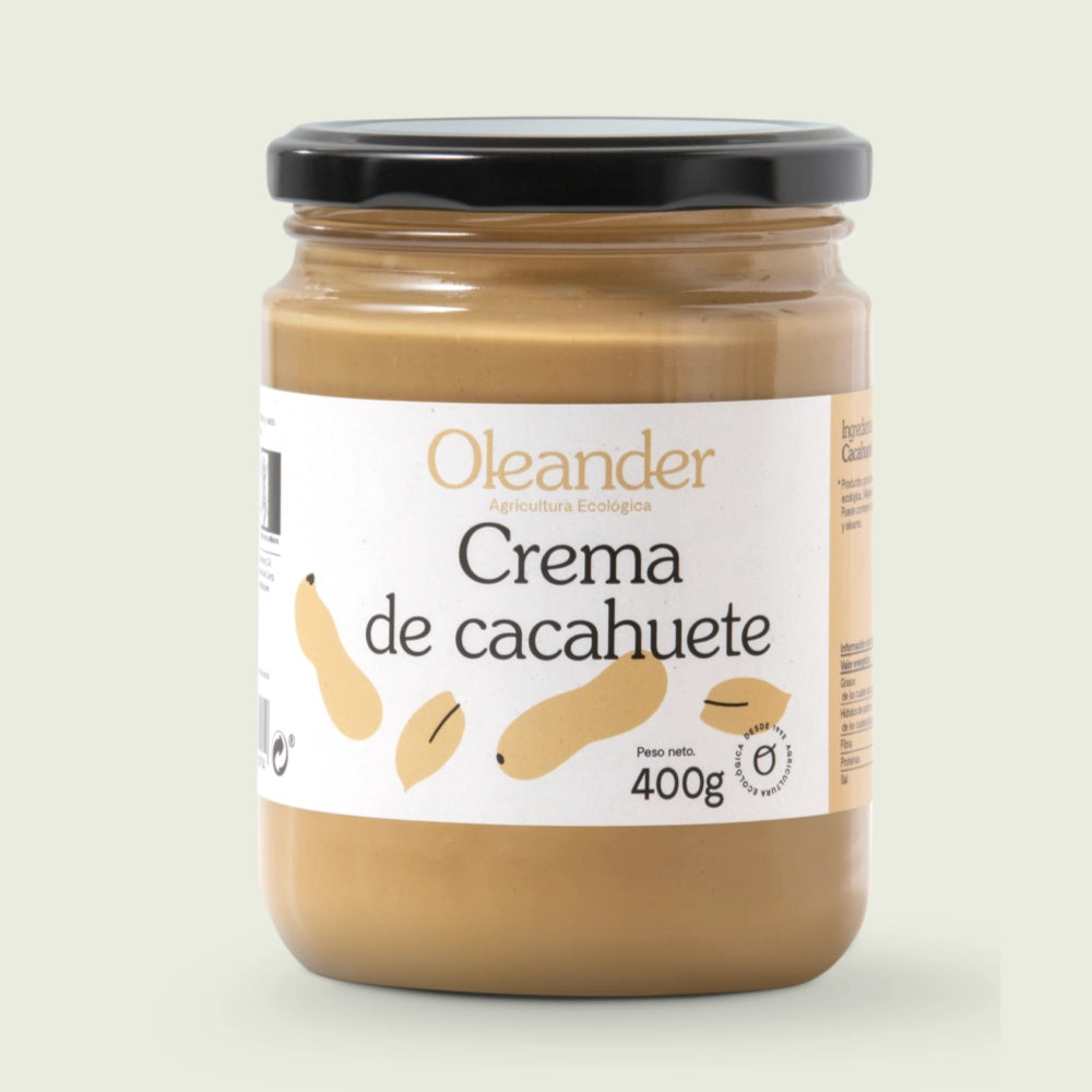 Crema de Cacahuete Ecológica 400 g – Oleander