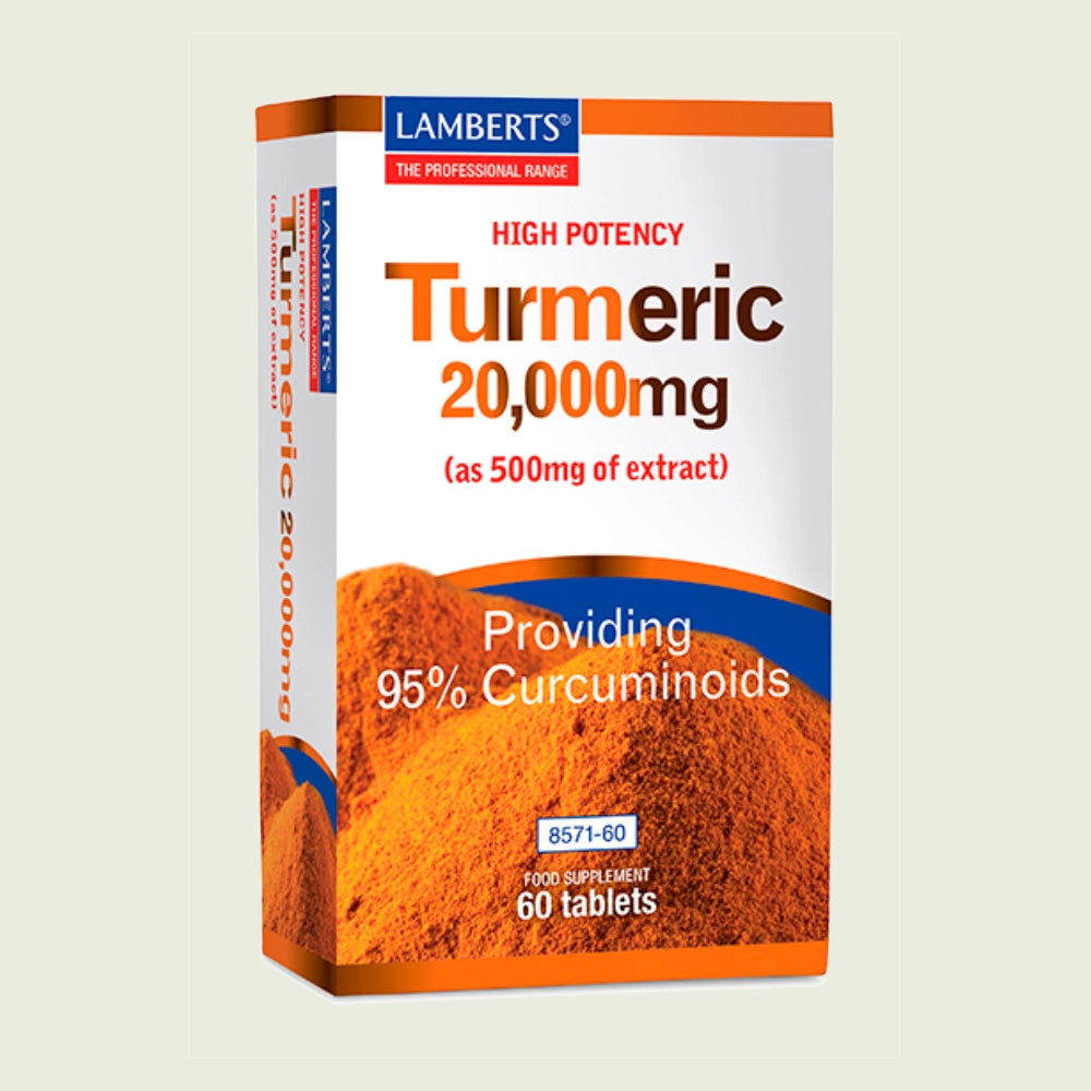 Cúrcuma 20.000 mg 60 tabletas – Lamberts