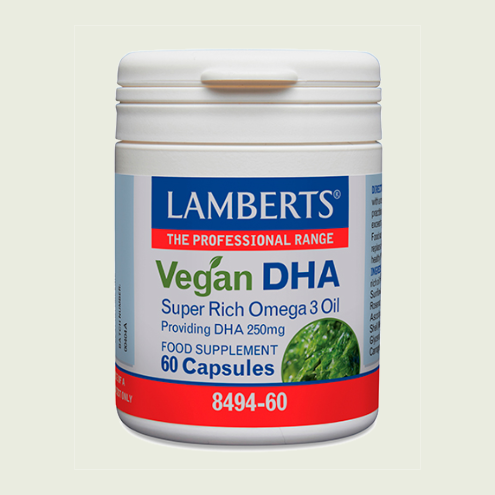 DHA Vegano 250 mg 60 cápsulas – Lamberts