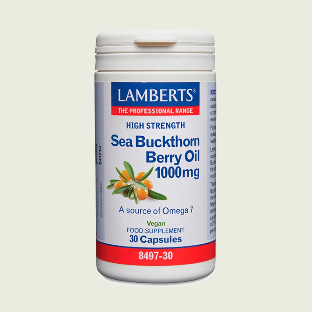Aceite Espino Amarillo 1000 mg Omega 7 – Lamberts
