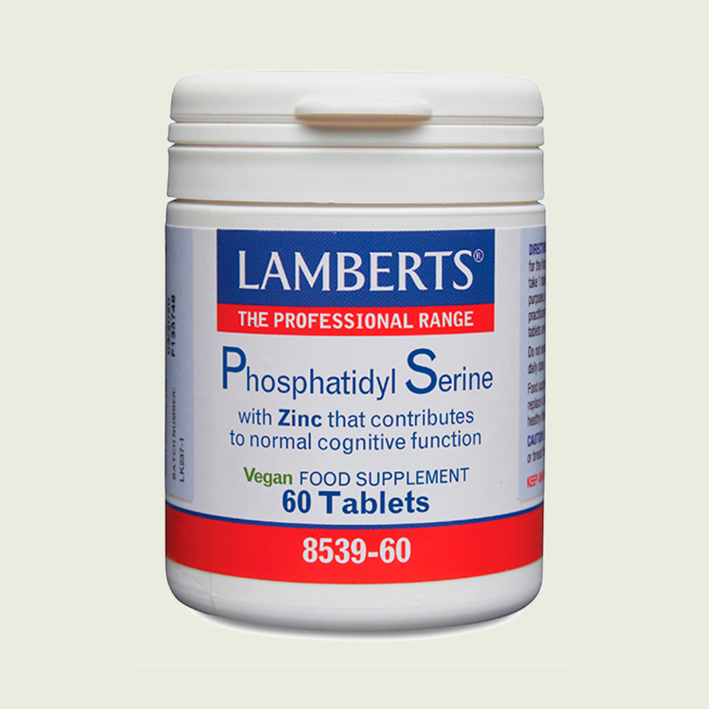 Fosfatidil Serina 100 mg 60 tabletas – Lamberts