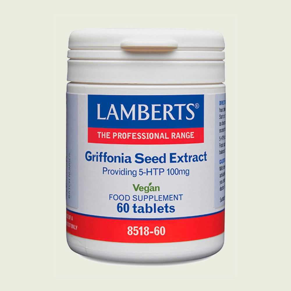 Griffonia 5-HTP 100 mg 60 tabletas – Lamberts