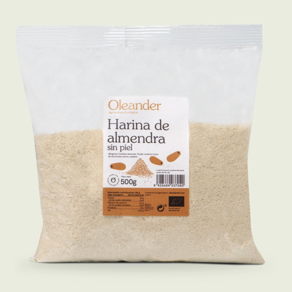 Harina de Almendra Pelada 500 g – Oleander
