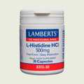 L-Histidina HCl 500 mg 30 cápsulas – Lamberts