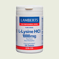 L-Lisina HCl 1000 mg 120 tabletas – Lamberts