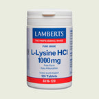 L-Lisina HCl 1000 mg 120 tabletas – Lamberts
