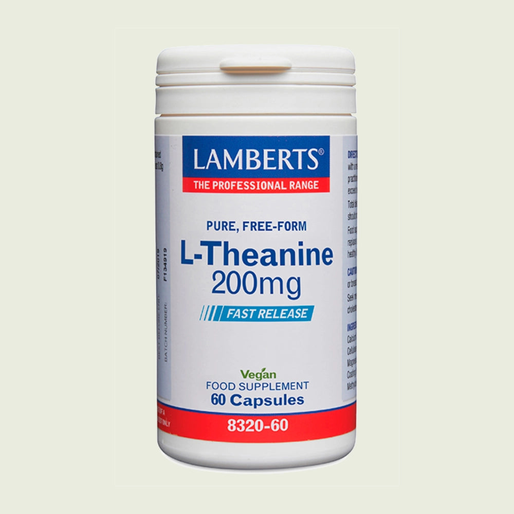 L-Teanina 200 mg 60 cápsulas – Lamberts