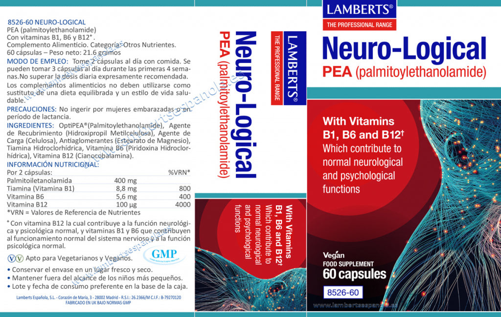 Neuro-Logical 60 cáps – Lamberts (imagen 2)
