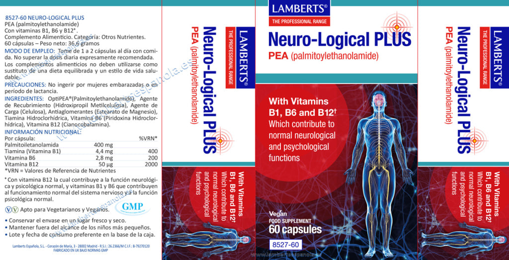 Neuro-Logical PLUS 60 cáps – Lamberts (imagen 2)