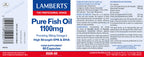Aceite de Pescado Puro 1100 mg 60 cápsulas – Lamberts (imagen 2)