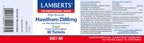 Espino Blanco 2500 mg 60 tabletas – Lamberts (imagen 2)