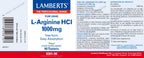 L-Arginina HCl 1000 mg 90 tabletas – Lamberts (imagen 2)