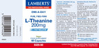 L-Teanina 200 mg 60 cápsulas – Lamberts (imagen 2)