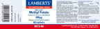 Methyl Folate 400 µg 60 tabletas – Lamberts (imagen 2)