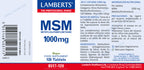 MSM 1000 mg 120 tabletas – Lamberts (imagen 2)
